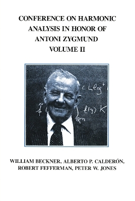 Conference Harmonic Analysis, Volume II - A Calderon