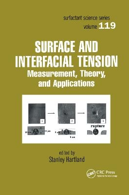 Surface and Interfacial Tension - 