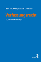 Verfassungsrecht - Öhlinger, Theo; Eberhard, Harald