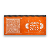 Tischkalender- Planer 2022 „Labyrinth“ Buntkalender® Orange