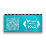 Tischkalender- Planer 2022 „Labyrinth“ Buntkalender® Türkis