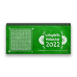 Tischkalender- Planer 2022 „Labyrinth“ Buntkalender® Grün