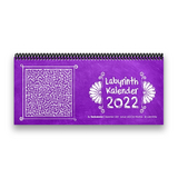 Tischkalender- Planer 2022 „Labyrinth“ Buntkalender® Lila