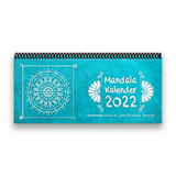 Tischkalender- Planer 2022 „Mandala“ Buntkalender® Türkis