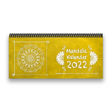 Tischkalender- Planer 2022 „Mandala“ Buntkalender® Gelb