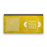 Tischkalender- Planer 2022 „Labyrinth“ Buntkalender® Gelb
