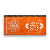 Tischkalender- Planer 2022 „Mandala“ Buntkalender® Orange