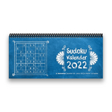 Tischkalender- Planer 2022 „Sudoku“ Buntkalender® Blau