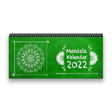 Tischkalender- Planer 2022 „Mandala“ Buntkalender® Grün