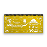 Tischkalender- Planer 2022 „Witze“ Buntkalender® Gelb