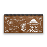 Tischkalender- Planer 2022 „Zitate“ Buntkalender® Braun