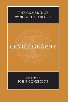 The Cambridge World History of Lexicography - 