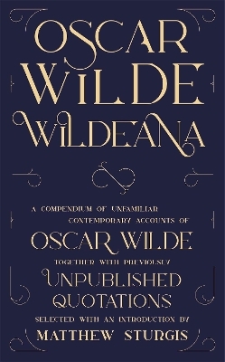 Wildeana (riverrun editions) - Oscar Wilde