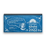 Tischkalender- Planer 2022 „Zitate“ Buntkalender® Blau