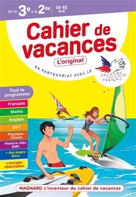 Cahier de vacances de la 3e à la 2de, 14-15 ans : tout le programme -  2021