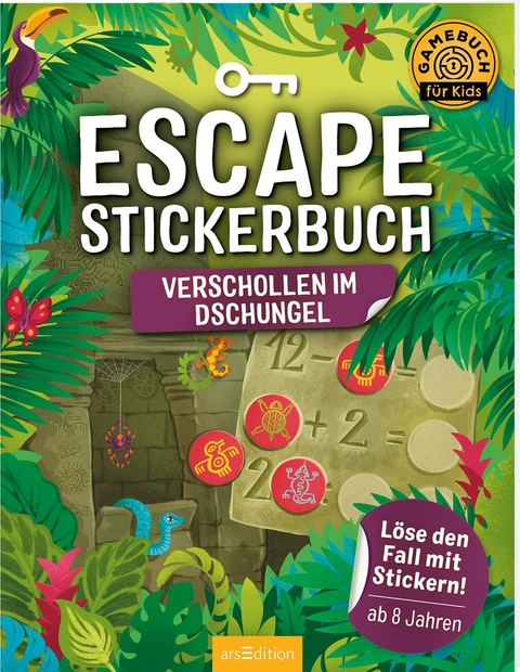 Escape-Stickerbuch – Verschollen im Dschungel - Philip Kiefer