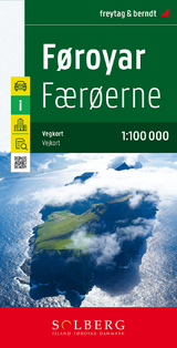 Färöer - Føroyar, Straßenkarte 1:100.000, freytag &amp; berndt