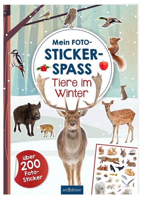 Mein Foto-Stickerspaß – Tiere im Winter