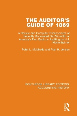 The Auditor's Guide of 1869 - Peter L. McMickle, Paul H. Jensen