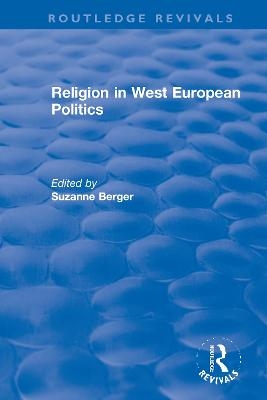 Religion in West European Politics - 