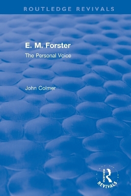 E. M. Forster - John Colmer