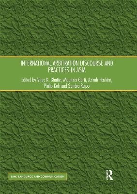 International Arbitration Discourse and Practices in Asia - 