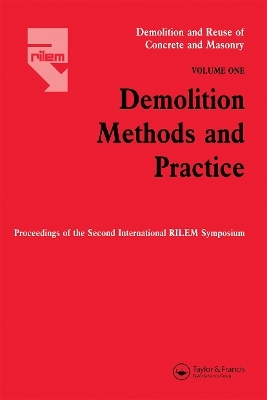 Demolition Methods and Practice V1 - Y. Kasai