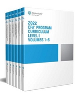 2022 CFA Program Curriculum Level I Box Set - CFA Institute