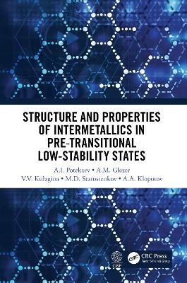 Structure and Properties of Intermetallics in Pre-Transitional Low-Stability States - A.I. Potekaev, A.M. Glezer, V.V. Kulagin, M.D. Starostenkov, A.A. Klopot