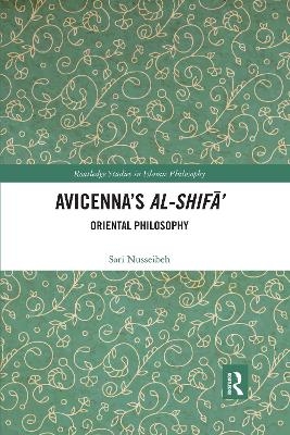 Avicenna's Al-Shifa' - Sari Nusseibeh