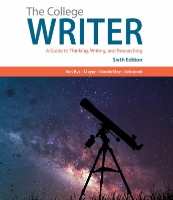 The College Writer - Randall VanderMey, John Van Rys, Patrick Sebranek, Verne Meyer