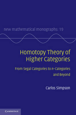 Homotopy Theory of Higher Categories - Sophia Antipolis) Simpson Carlos (Universite de Nice