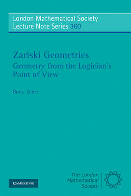 Zariski Geometries -  Boris Zilber