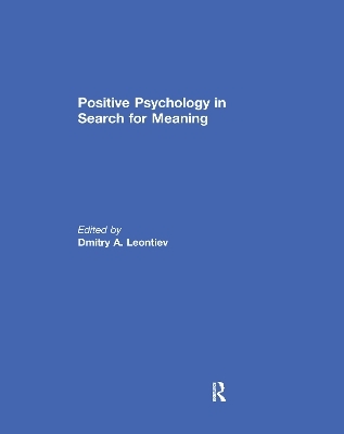 Positive Psychology in Search for Meaning - 