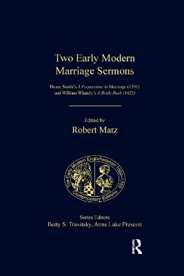 Two Early Modern Marriage Sermons - 