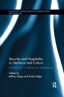 Security and Hospitality in Literature and Culture - 