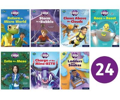 Project X CODE: White and Lime Book Bands, Oxford Levels 10 and 11: Sky Bubble and Maze Craze, Class Pack of 24 - Kate Scott, Abbie Rushton, Janice Pimm, Elen Caldecott, Gareth P Jones