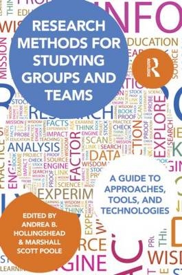 Research Methods for Studying Groups and Teams - 