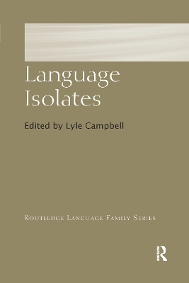 Language Isolates - 