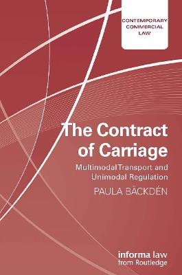 The Contract of Carriage - Paula Bäckdén