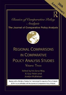 Regional Comparisons in Comparative Policy Analysis Studies - 