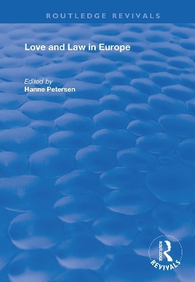 Love and Law in Europe - 