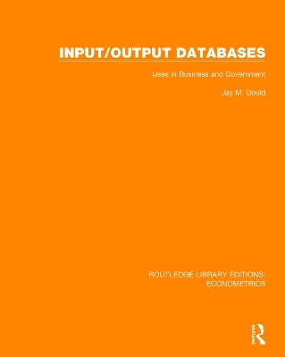 Input/Output Databases - Jay M. Gould