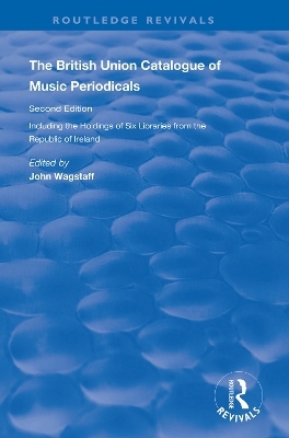 The British Union Catalogue of Music Periodicals - 