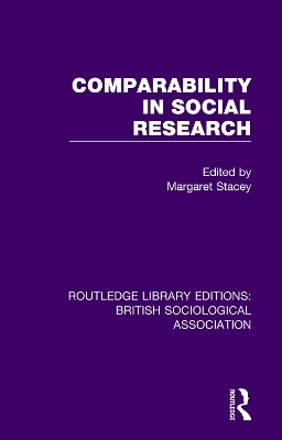 Comparability in Social Research - 