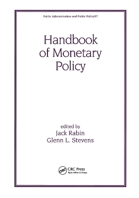 Handbook of Monetary Policy - 