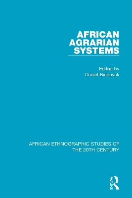 African Agrarian Systems - 