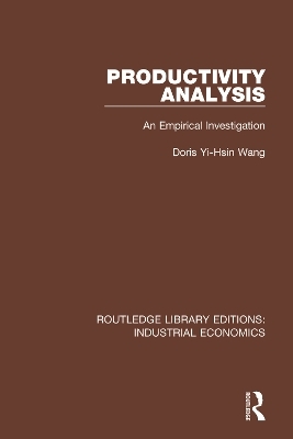 Productivity Analysis - Doris Yi-Hsin Wang