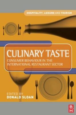 Culinary Taste -  Prue Leith,  Donald Sloan