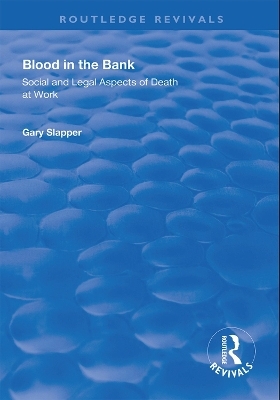 Blood in the Bank - Gary Slapper